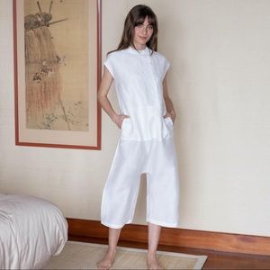 Lunya Resort Silk Hacho Jumpsuit. XS Worn Once.